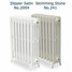 CI-NE660-4-D-013-014 - Georgian 4 Column Cast Iron Radiator H660mm x W877mm CI-NE660-4-D-013-014 - Georgian 4 Column Cast Iron Radiator H660mm x W877mm